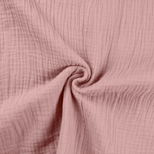 Musselin Double Gauze - Altrosa